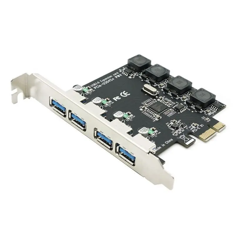 PCI Express 4 USB 3.0 Card PCI-e to External 4-Port USB3.0 Convertor NEC | Компьютеры и офис