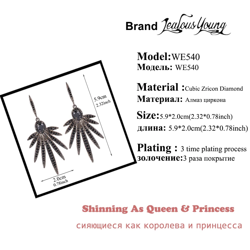 2018 Клубные фабричные серьги цвета шампанского фианитония свадебные капли