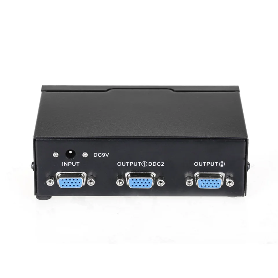 Разветвитель Unnlink VGA 1X2 FHD 1080P@ 60 Гц 1 вход сигнала VGA 2 Выход VGA 1*2 разветвители VGA для настольного компьютера ноутбука проектор