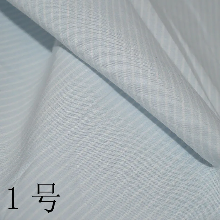 Хлопковая полосатая сетчатая ткань LEO & LIN летняя тонкая хлопчатобумажная одежда