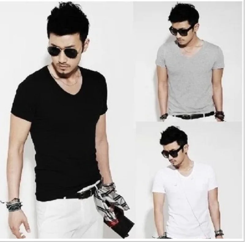 100% хлопок v-образным вырезом дерево холм футболки для друга дешевые 2015 на заказ