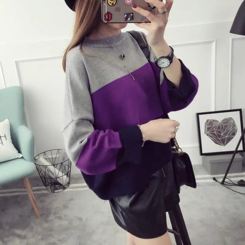 Распродажа осенне-зимние женские модные свитера пуловеры с длинным рукавом