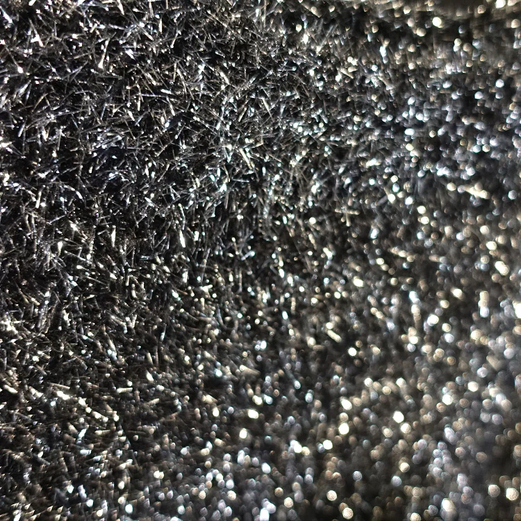 Cakucool Новая серебряная люрекс Bling свитера женские осенние блестящие джемперы с круглым вырезом волнистый элегантный свитер вязаный пуловер Vadim Mujer Femme