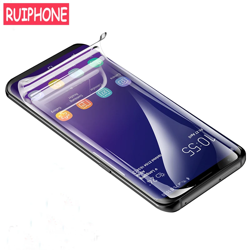 3D полное покрытие экрана протектор для Samsung Galaxy S8 S9 Plus S7 S6 Edge Защитная пленка (не