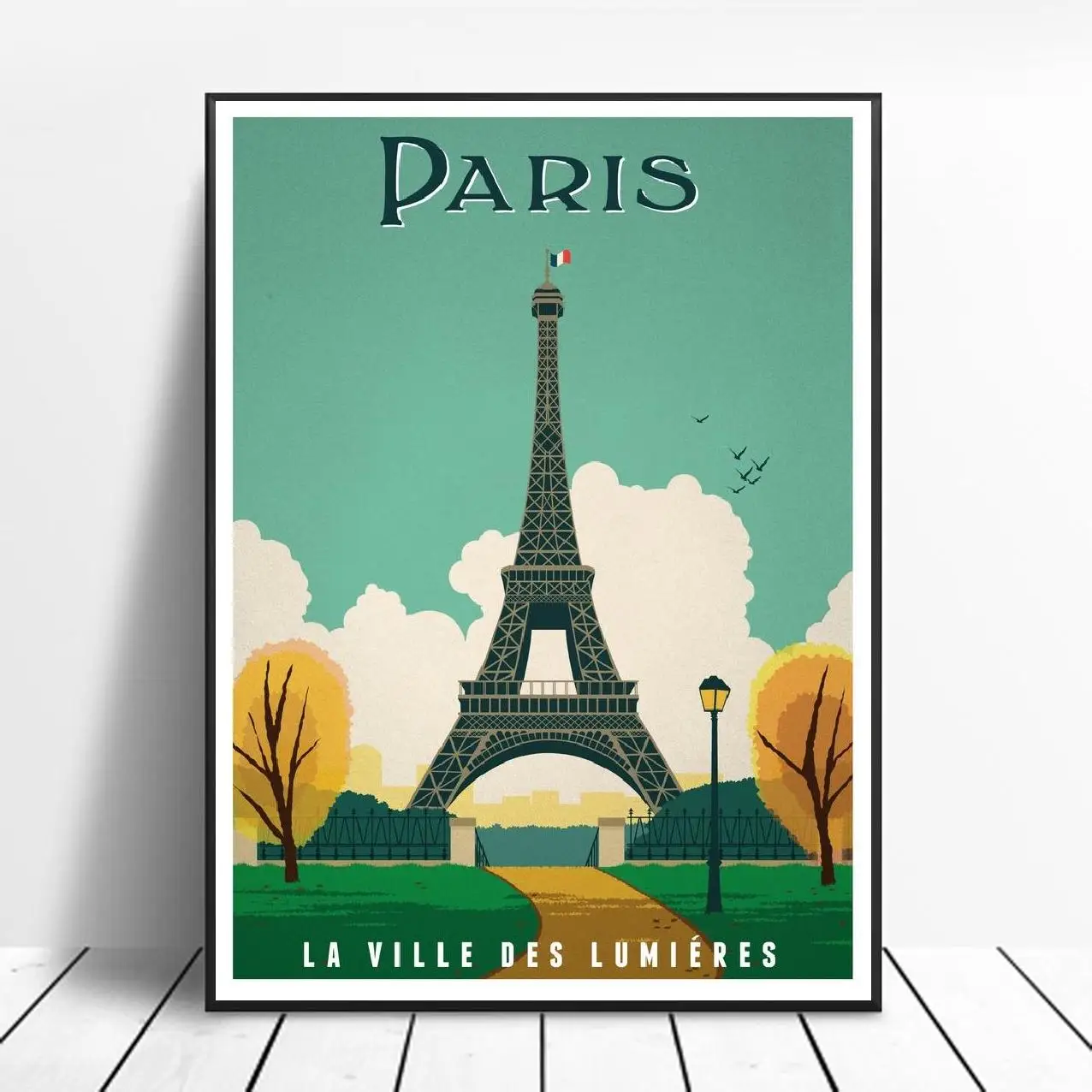 

Винтажный Парижский холст, картина, художественный принт, постер, картина на стену, современный минималистичный декор для спальни, гостиной