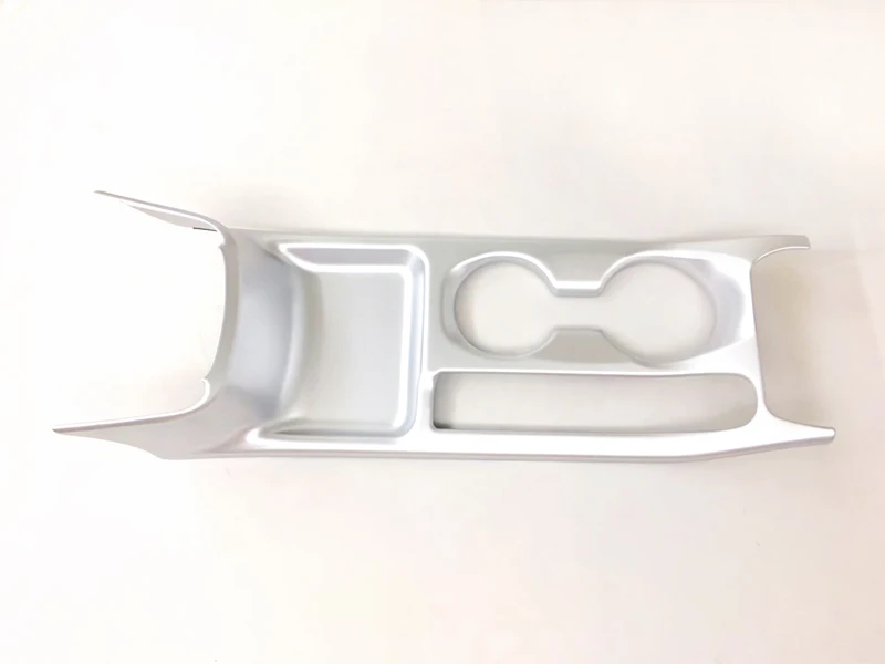 B style Water Holder ABS матовые аксессуары средняя коробка переключения передач автомобиля или автомобильный держатель стакана воды панель Крышка отделка Подходит для Nissan Kicks - Название цвета: B style Water Holder