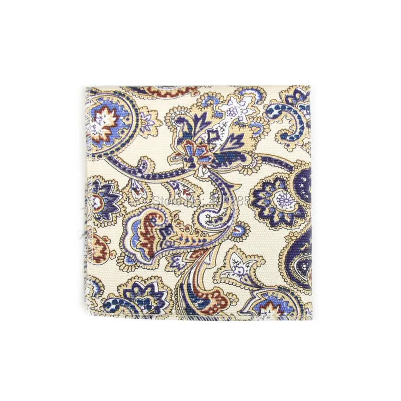 Мужской носовой платок HOOYI Модный хлопковый Цветочный Карманный квадратный