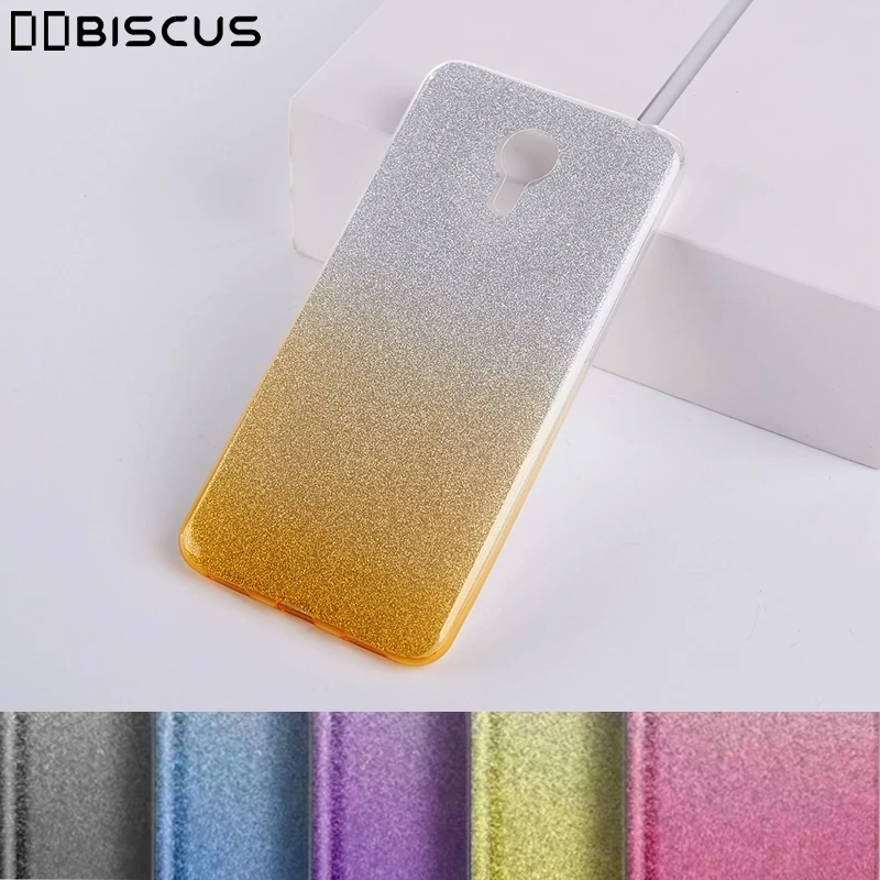 Роскошный Блестящий Мягкий силиконовый чехол для Meizu 15 16 16th M2E U10 U20 MX6 M6T M6S M3S M3 Mini M5