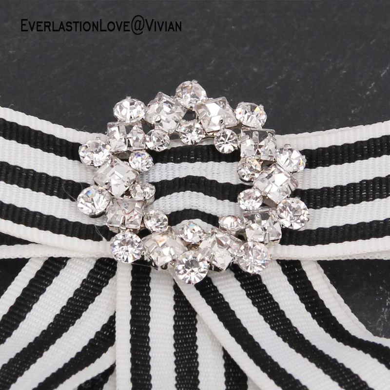 SQ Vintage Fabric Bow Brooches for Women girls High Quality Wedding Party jewelry ribbon collar brooch pins Garment Accessories | Украшения