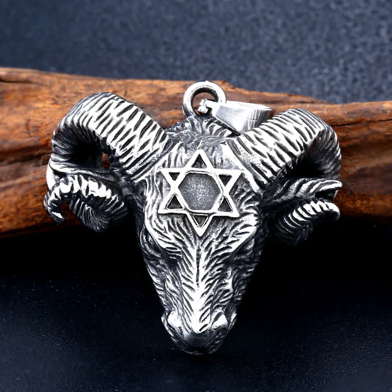 Ожерелье мужское из нержавеющей стали с подвеской в виде животного | Украшения и