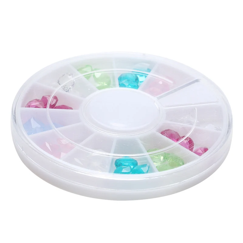 Украшения для дизайна ногтей сверкающие камни из смолы сделай сам наконечники