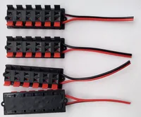 20 Pcs x  WP Push Type Speaker Terminal Board Connector Spring Loaded 12-Way 83mmx30mm With Soldered Wire 10cm