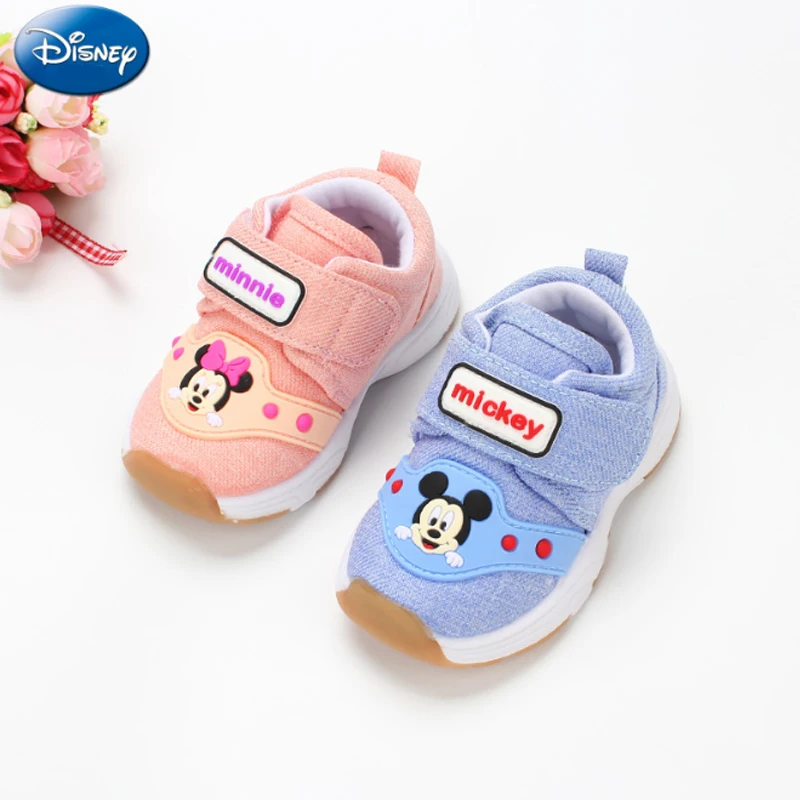 Disney новинка 2019 детская повседневная обувь с Микки Маусом нескользящая легкая