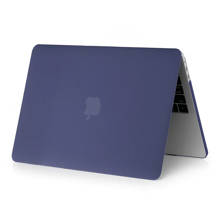 New Dark Blue-Matte MQTALLIN, матовый/Кристальный чехол для ноутбука MacBook Pro retina Air 11 12 13 15 дюймов, для Mac book new pro/Air 13, чехол - Цвет: New Dark Blue-Matte