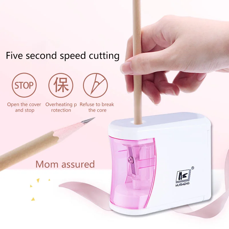 Детская электрическая точилка для карандашей перочинный ножик креативная