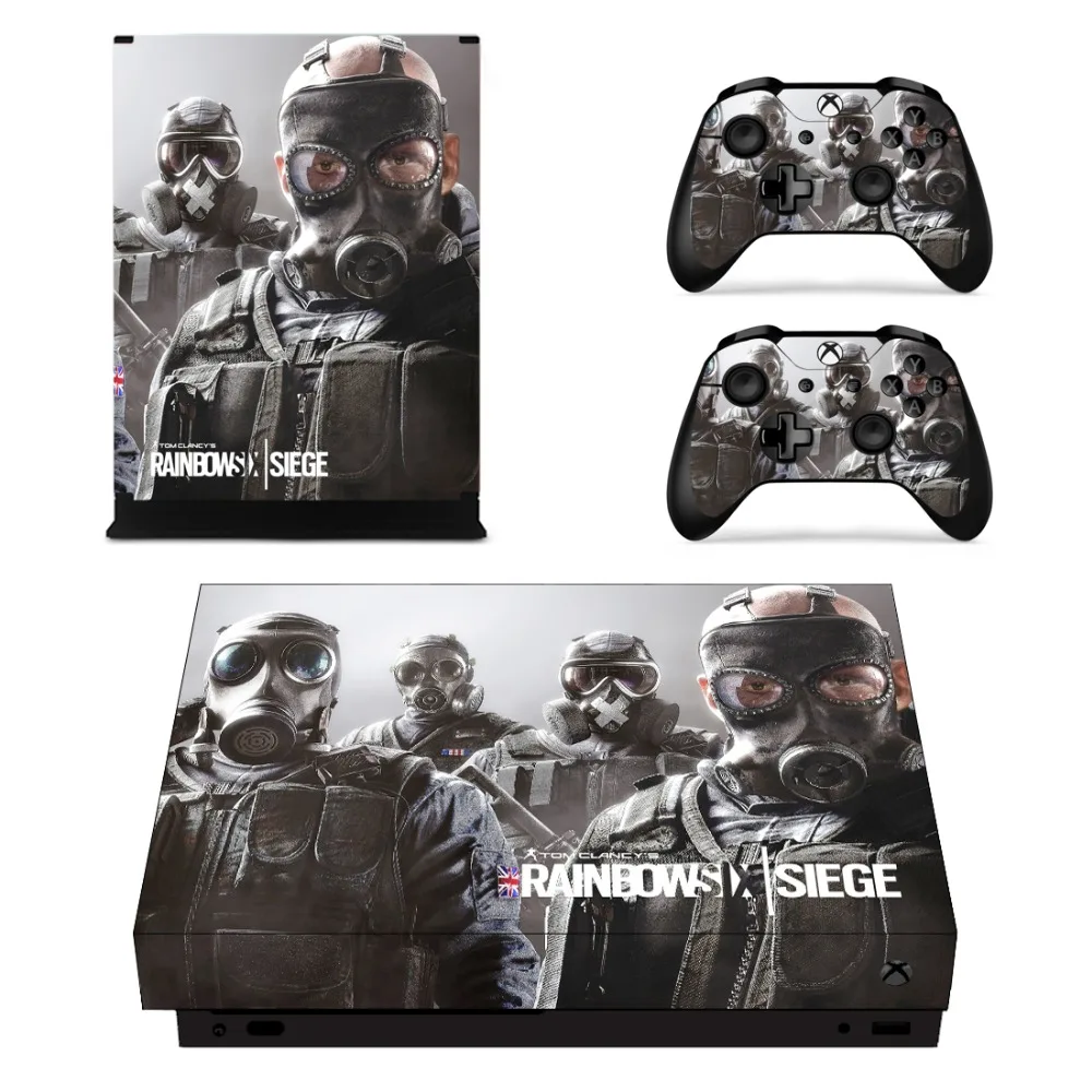 Rainbow Six Siege Лицевая панель консоль и наклейка на контроллер для Xbox One X + кожу