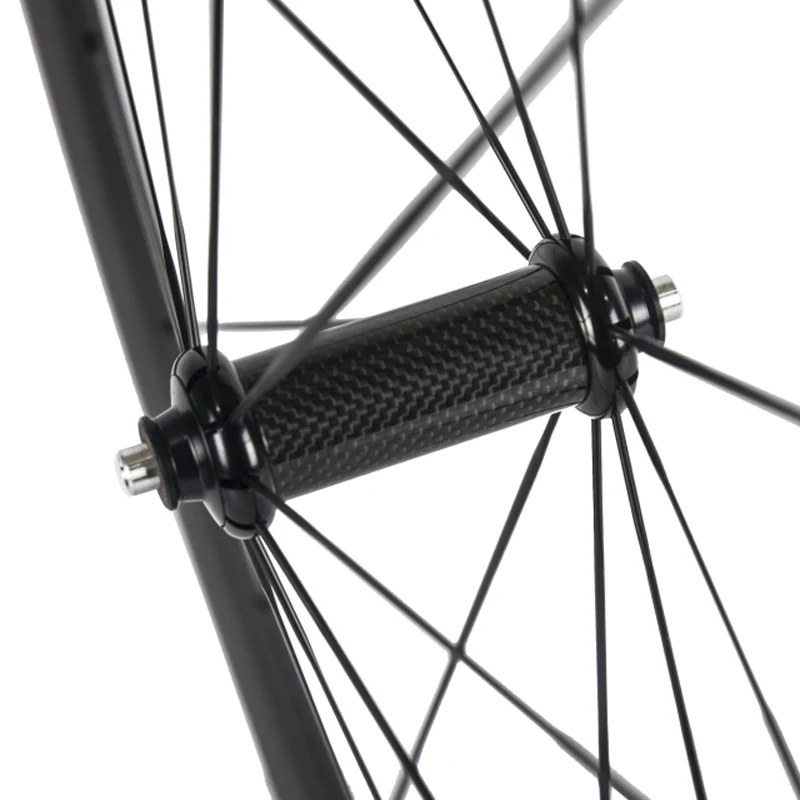 A Pair Front 50mm Rear 60mm Clincher Carbon Wheelset 3K Matte Road Bike Wheels With Powerway R36 Hub | Спорт и развлечения