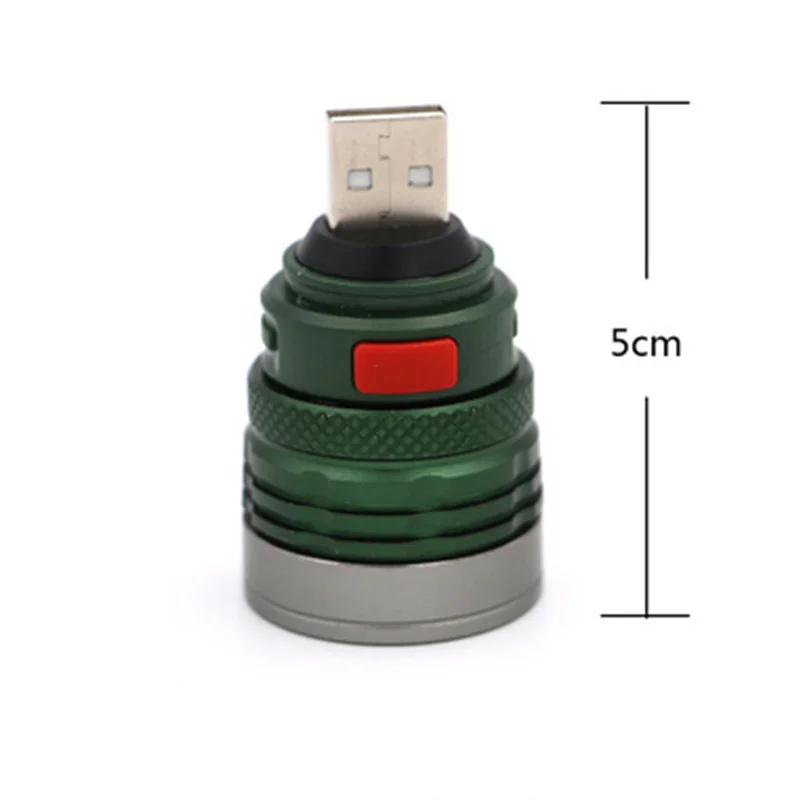 Мини Usb светодиодный светильник-вспышка Cree Q5 алюминиевый рабочий светильник 2000LM водонепроницаемый фонарь 3 режима портативный светодиодный фонарь