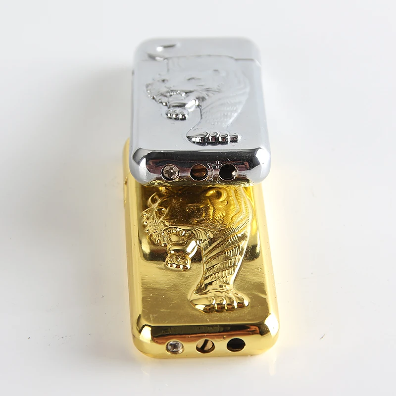 Новые стильные газовые зажигалки с бутаном дешевые тонкие тисненые