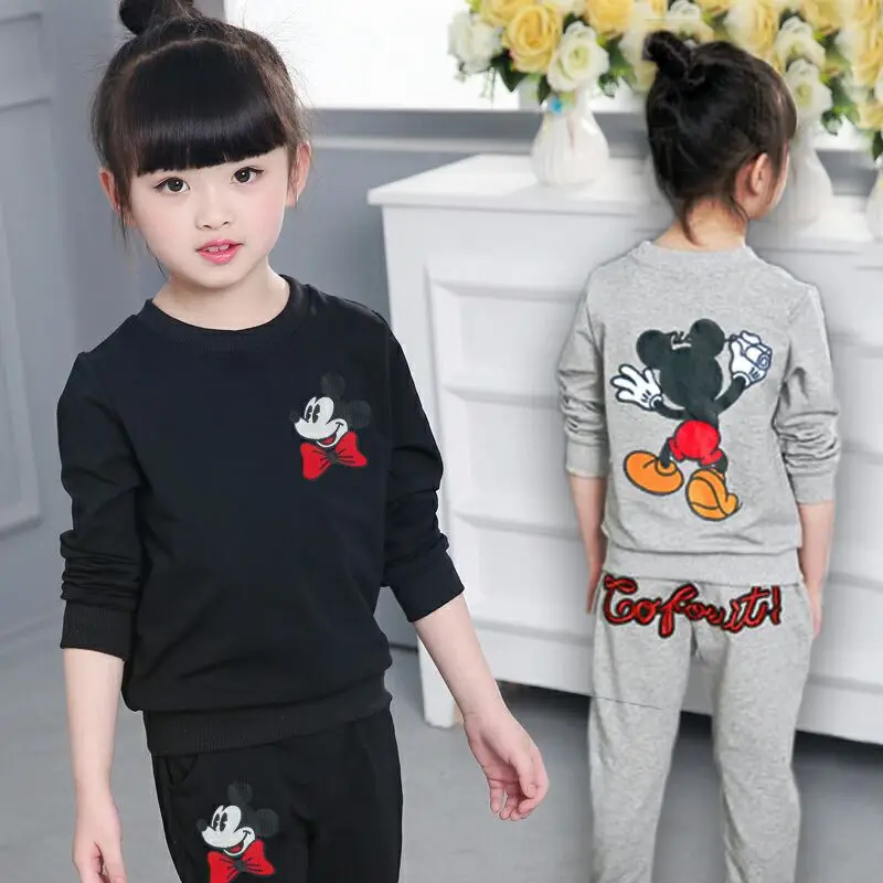 

Children's Wear Autumn Girl Sports Sanitary Wardrobe Two Kids'and Children's Outerwear