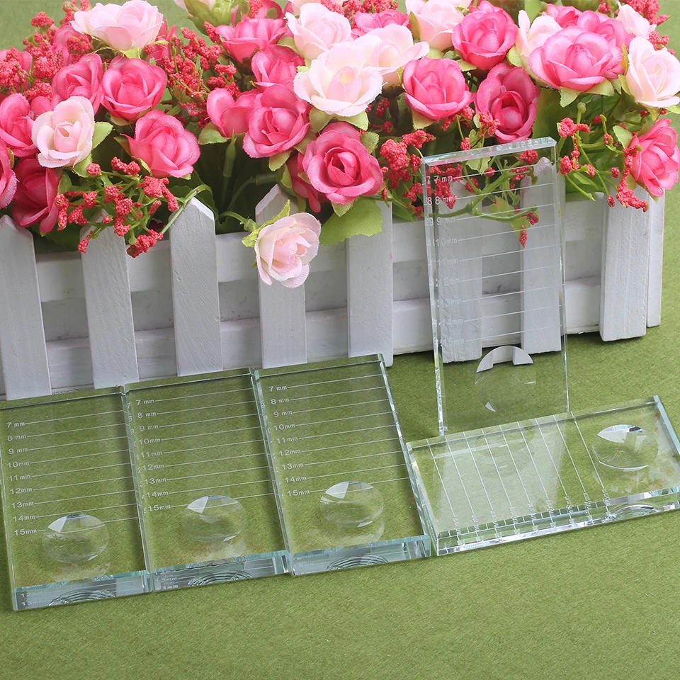 5 шт./лот Печатный камень для наращивания ресниц Нефритовый Кристальный