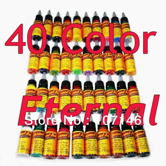 Чернила для татуировок Pro 40 цветов 1 унция 30 мл|ink power|ink refill kit epsonink jeans |