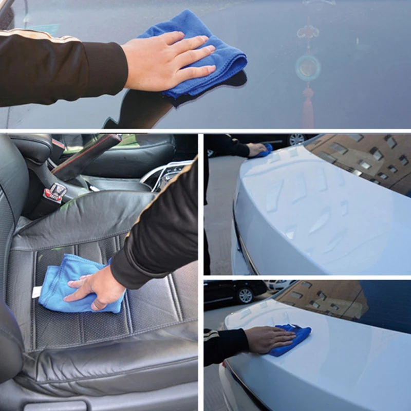 

Soft Microfiber Cleaning Towel Car Auto Wash Dry Clean Polish Clothes