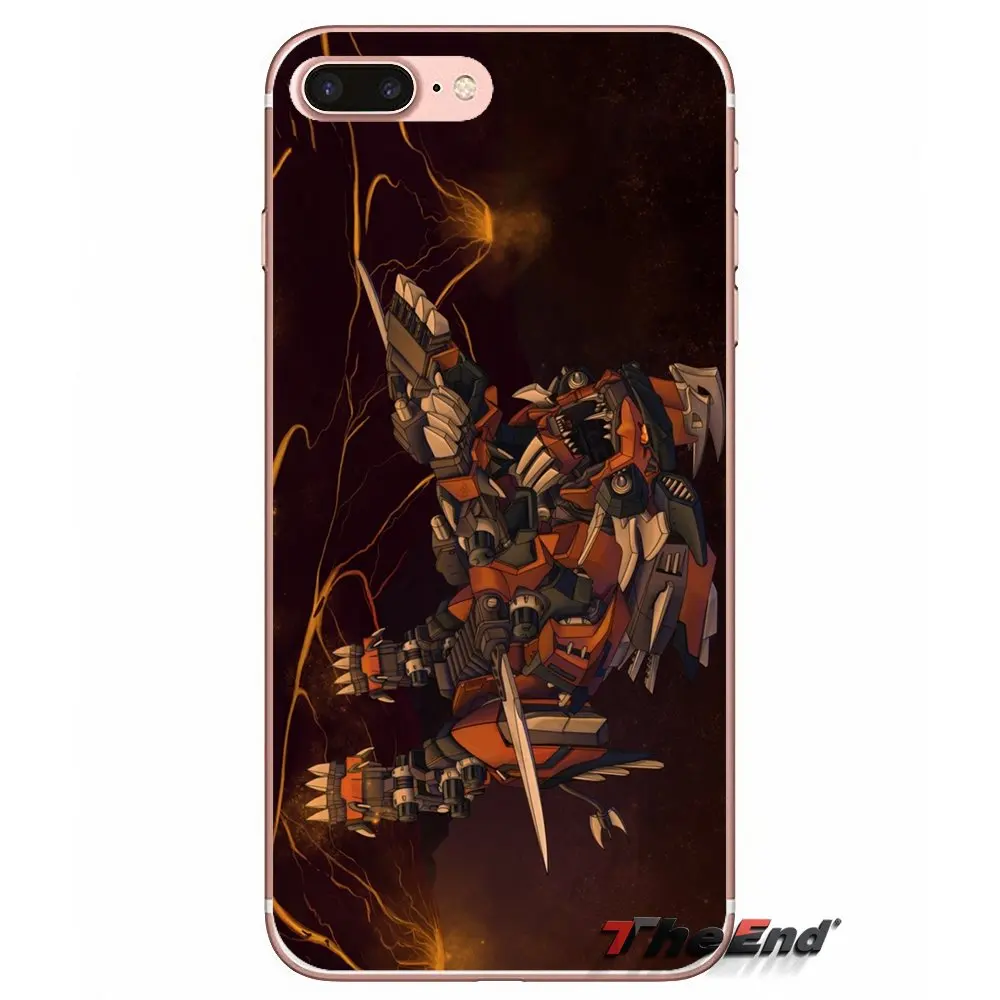 Для Apple iPhone X 4 4S 5 5S SE 5C 6 6S 7 8 Plus 6sPlus 6Plus 7plus 8plus прозрачные мягкие чехлы для детей Zoids |