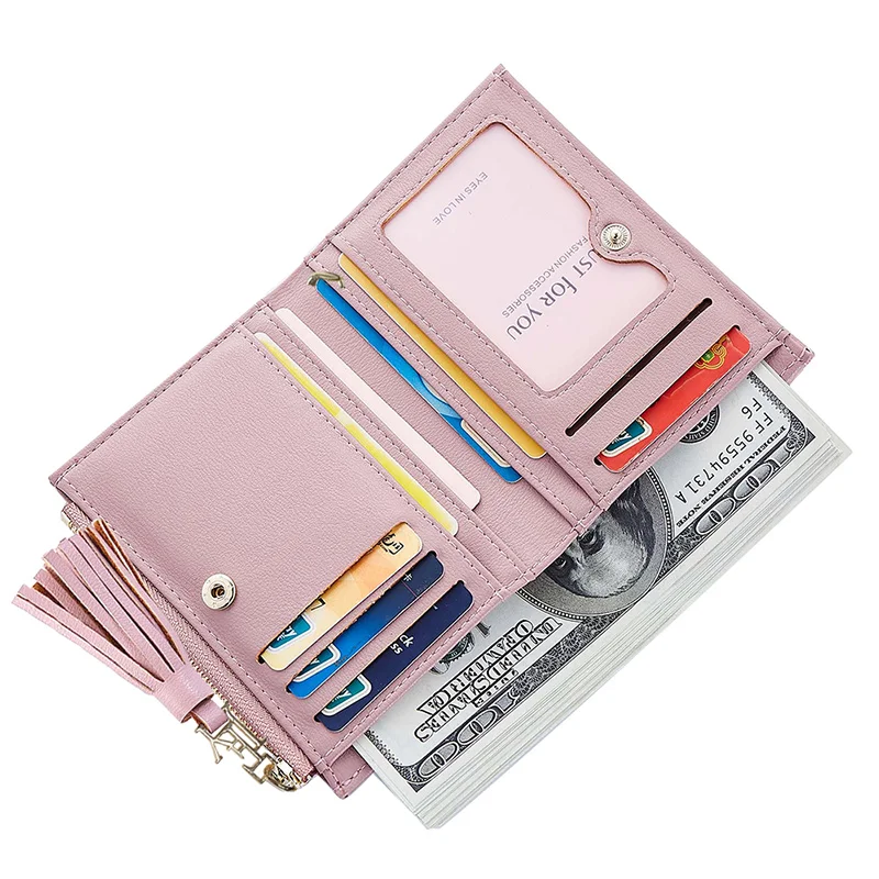 Eyes In Love Vintage Female Wallet Top Quality Leather Purse Women's Envelope Small Women Zipper Coin Portfel | Багаж и сумки