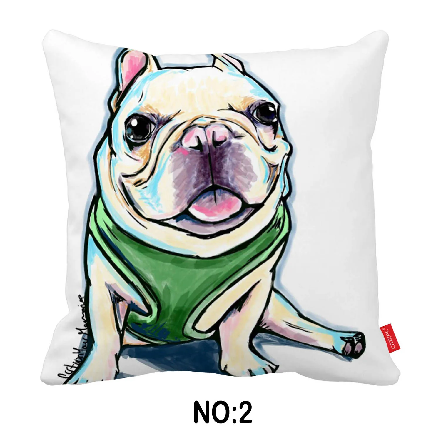 Акварель поп Книги по искусству Cat бульдог такса собака печати автомобиля