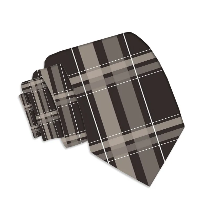 Классический галстук из полиэстера мужской в клетку узкие галстуки 8 см тонкие