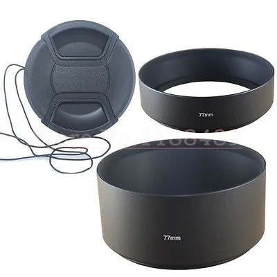 3 в 1 62 мм стандартная металлическая бленда для объектива + телеобъектива с