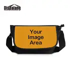 Женские сумки-мессенджеры с индивидуальным дизайном, индивидуальные сумки с вашим собственным логотипомдизайномфотоизображением, мужские сумки через плечо, ранец