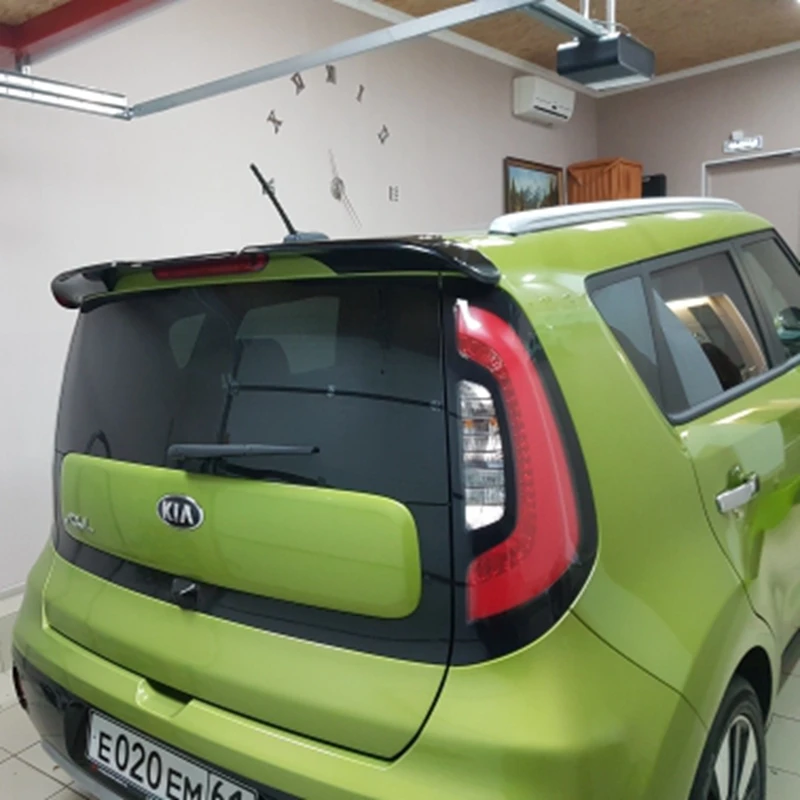 Для Kia Soul 2016 2018 Спойлер ABS Материал заднее крыло автомобиля праймер цвет задний