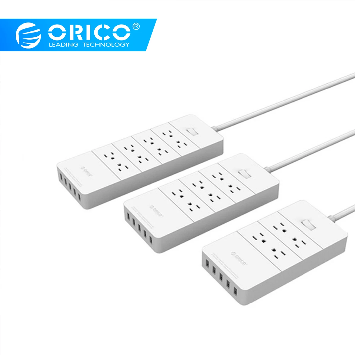 ORICO умная розетка Usb многофункциональная Домашняя электроника защита от