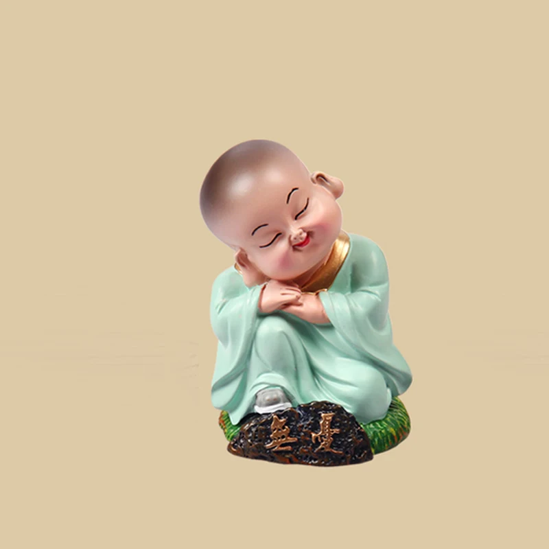 Маленький монах потряхивает головой украшения творческие изделия для салона