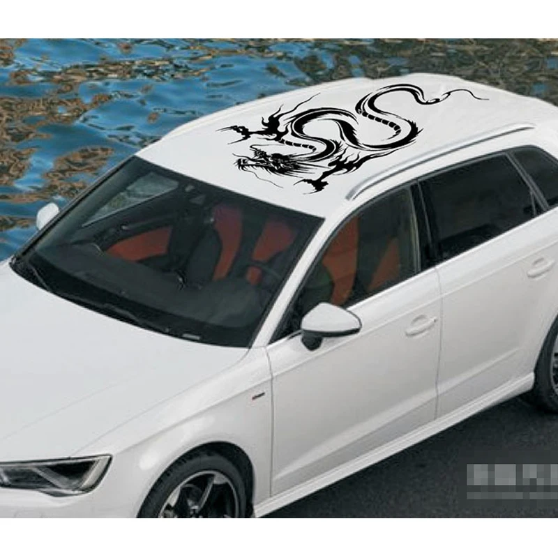 Наклейки для автомобиля 50 см креативные наклейки с рисунком дракона на тело
