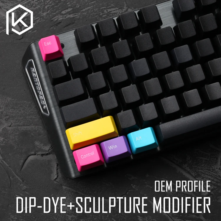 Cmyk rgb dip dye PBT пластиковые OEM Механические клавиатуры колпачки профиль