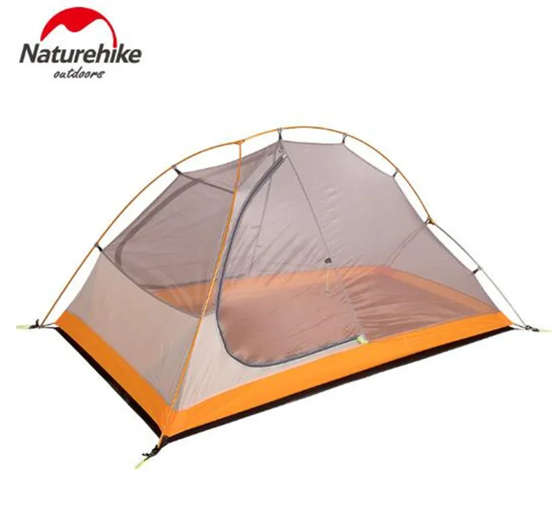 NatureHike 2 человека велосипедная палатка 20D силиконовая двухслойная Сверхлегкая