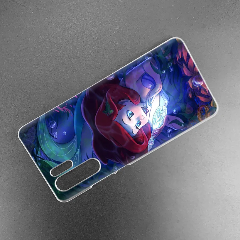 Маленький чехол с русалкой для huawei P20 P30 P Smart Nova 4 3i P10 P9 P8 mate 10 20 lite Pro Mini жесткий чехол для телефона из ПК