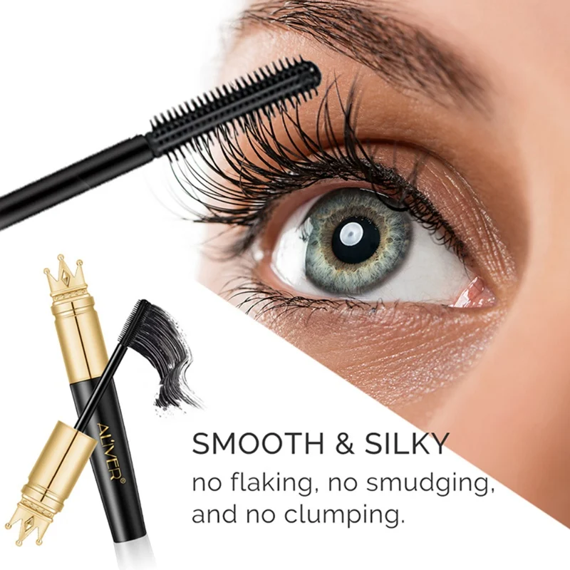 ALIVER Crown Head 4D Тушь для ресниц длинная плотная водонепроницаемая не Цветущая с