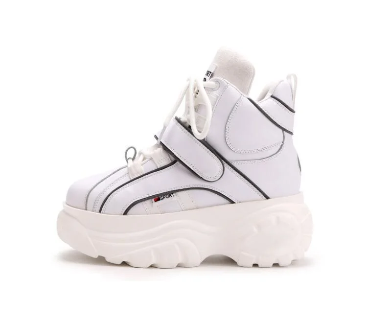 Fashion Casual Women Shoes Autumn Thick bottom High Platform Ankle Boots Comfortable Soft White Sneakers Winter Boots Woman