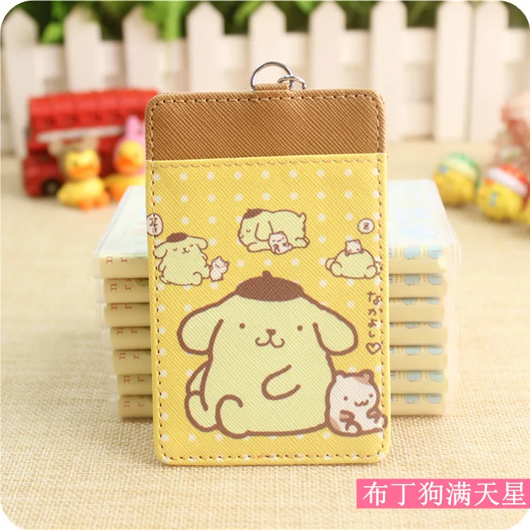 1 шт. мультфильм my melody little, две звезды, искусственная кожа, карта для кредитных карт, автобусная карта, коллекция для девочек