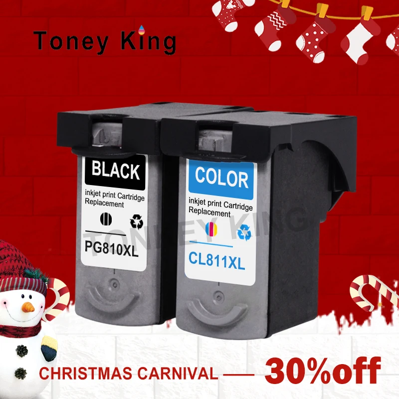 Toney King PG 810XL чернильный картридж PG810XL CL811XL CL 811XL для Canon pixma MP245 MP258 MP268 MP276 MP486 MP496 MP328