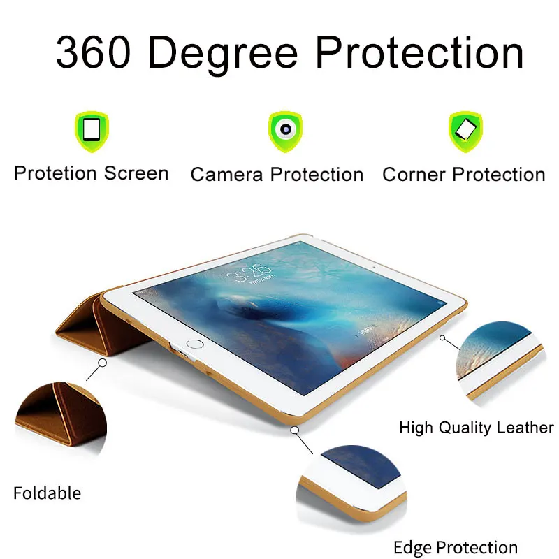 BGR Smart Fold Stand Case For iPad Mini 1 2 3 Retina Auto Sleep/Wake Up Tri-fold Cover Holder 7.9 Inch | Компьютеры и офис