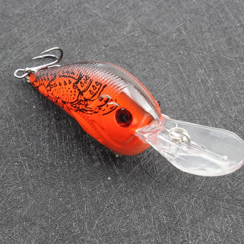 1 шт. Minnow приманки для ловли рыбы 5 цветов Size100mm 10g жесткие бас 3D глаза