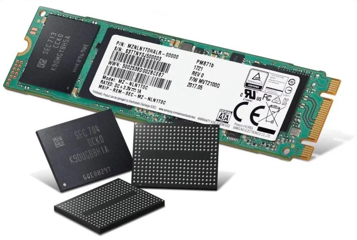 Samsung 512 ГБ внутренний SSD State Drive PM871b M.2 MZNLN512HAJQ 2280 SATA 6 ГБ/сек. 3D NAND TLC Бесплатная