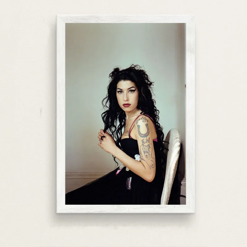 6 P475 Amy Winehouse музыкальный певец звезда поп-арт, живопись Шелковый Холст плакат настенный домашний декор - Цвет: 6