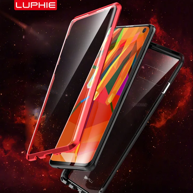 Чехол для samsung Galaxy S10 5G Plus S10e Полный Магнитный чехол на 360 градусов передний задний