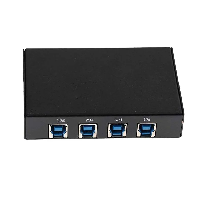 USB 3 0 ручной переключатель-адаптер переключатель железная коробка четыре